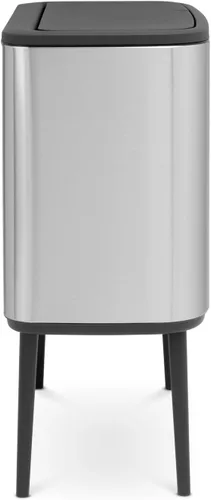 Miniatura 3 de Brabantia Bo Cubo de basura - 1 cubo interior de 9.5 galones (acero mate FPP) cubo de basura para residuos/reciclaje, compartimento extraíble +