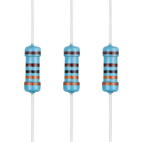 Miniatura 116 de 100 resistencias de 1 ohm 1/2 W (0.5 vatios) ±1% tolerancia de película metálica, resistencia fija de múltiples valores de resistencia opcional