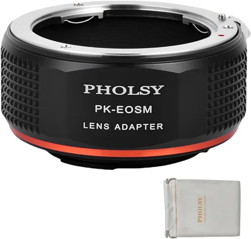 Miniatura 16 de PHOLSY Adaptador de montaje de lente Leica M a EF-M Compatible con Leica M, Zeiss ZM, VM Lens a Canon EF-M (EOS M) Mount Camera Body Leica M a EOS M