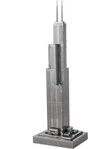Miniatura 3 de Fascinations Kit de modelo de metal 3D Willis Tower de la serie Premium de Metal Earth