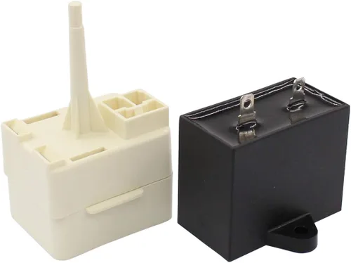 Miniatura 2 de ApplianPar W10613606 Relé de arranque del compresor del refrigerador y condensador para Whirlpool KitchenAid Kenmore Frigoríficos W10416065