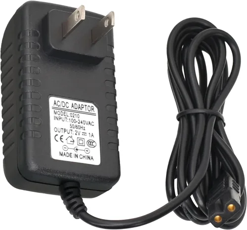 Cargador de 2V de reemplazo para afeitadora modeladora Wahl 8061, 8163, 8786-1001, 7367, 7029, 7060, 7035, 7339, 4000, 7063-017, ‎7065-017, WAKH4,