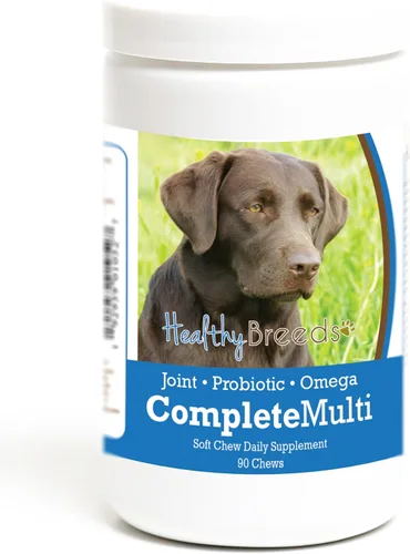 Miniatura 45 de Healthy Breeds Pug todo en uno multivitamínico suave masticable 60