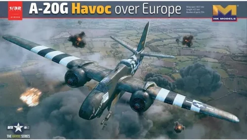 Miniatura 2 de Modelo HK 01E039 HK Modelo 1/32 A-20G Havoc Europe Front Full Interior Modelo de plástico
