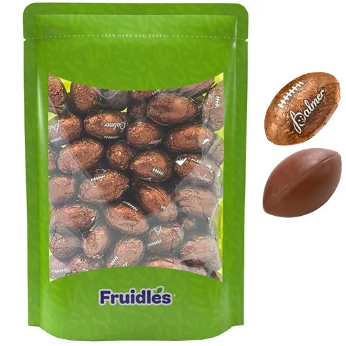 Miniatura 2 de Pelota deportiva de baloncesto de chocolate, fútbol, pelota de fútbol, béisbol y paquete variado (1 libra, chocolate de fútbol)