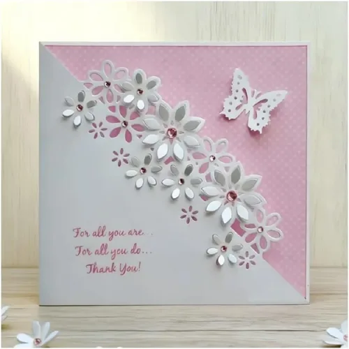 Miniatura 43 de Troqueles de álbum de recortes para hacer tarjetas, troqueles de corte de metal para Navidad, plantilla de perforación para manualidades de papel