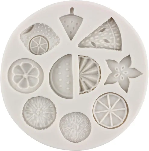Miniatura 3 de Molde de silicona para frutas y verduras, rábano, tomate, berenjena, repollo, fresa, sandía, plátano, chocolate, fondant, para decoración