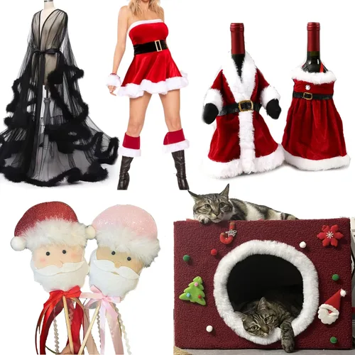Miniatura 5 de 4 yardas de ribete de piel sintética negra para Navidad, cinta de tela de piel artificial para costura, ribete de encaje para costura