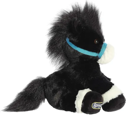 Miniatura 3 de Aurora® Exquisito Breyer® Bridle Buddies - Peluche de caballo - Detalles realistas - Juego imaginativo - Negro 11 pulgadas