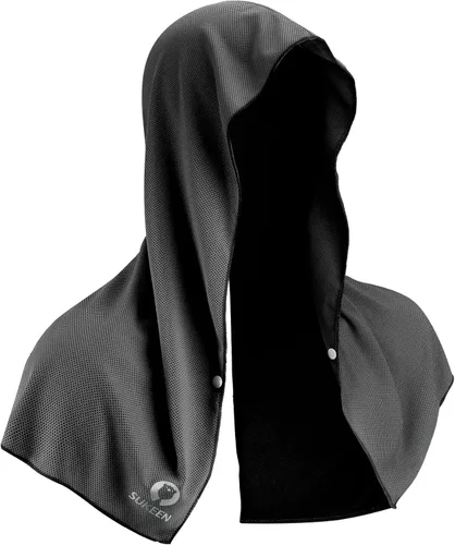 Sukeen Toalla refrescante con capucha para hombres, toallas refrescantes para el cuello y la cara, se enfría cuando está mojado, envolturas