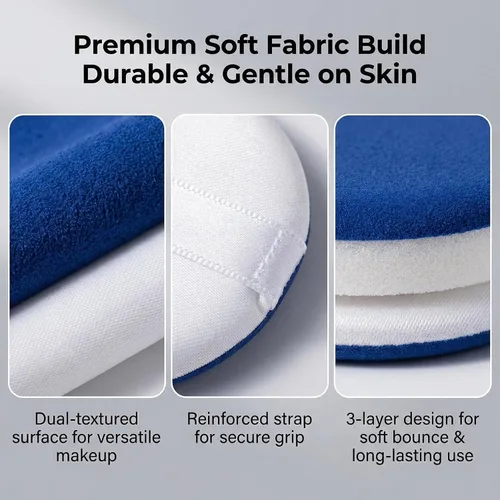 Miniatura 7 de Cojín de aire húmedo y seco de doble uso BB CC crema esponja base de maquillaje licuadora de maquillaje esponja de belleza impecable para cremas