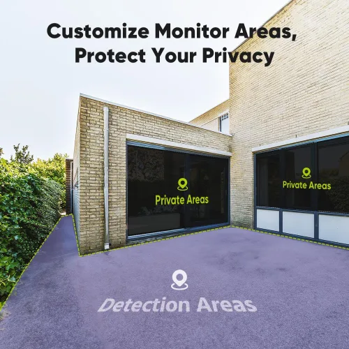 Miniatura 6 de SANNCE Sistema de cámara de seguridad DVR de 8 canales 1080P y 4x2.0MP para interiores y exteriores, IP66, cámaras CCTV resistentes a la intemperie