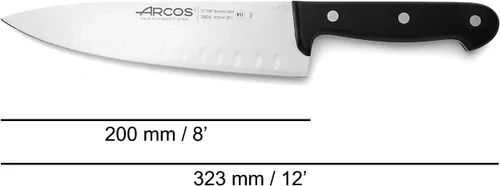 Miniatura 4 de ARCOS Juego de cuchillos de 3 piezas en acero inoxidable. 2 cuchillos de chef y 1 cuchillo de pelar. Cuchillos de cocina profesionales con mango