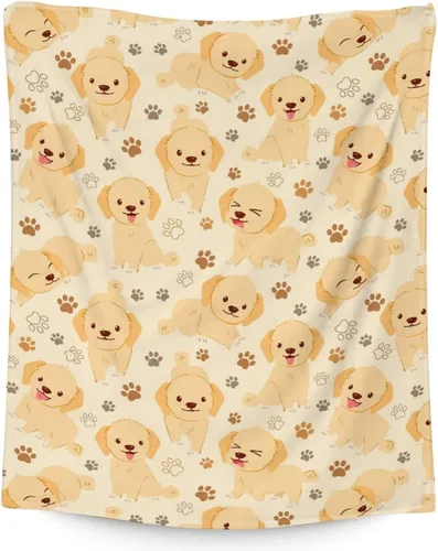 Miniatura 8 de Golden Retriever - Manta de regalo – 30 x 40 pulgadas, bonita manta de perro para amantes de los perros, niños, niños y niñas, mantas suaves