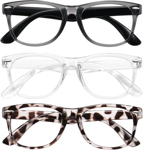Miniatura 7 de Okany Gafas de luz azul para niños, paquete de 3 lentes de bloqueo de luz azul para adolescentes, niños y niñas de 3 a 10 años, pantalla de Gris
