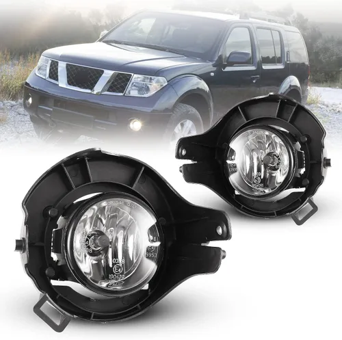 Miniatura 8 de Cubiertas de luces antiniebla para Nissan Frontier 2005-2009, Nissan Pathfinder 2005-2012 (con parachoques pintado) OEM antiniebla de repuesto