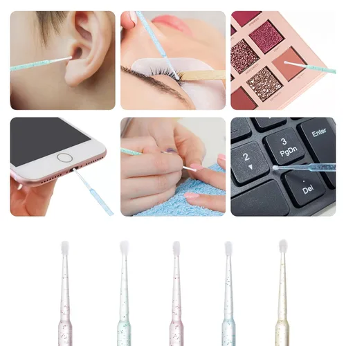 Miniatura 6 de Tbestmax 1000 piezas de microcepillos de cristal aplicadores desechables microwabs para extensiones de pestañas micro varitas Spoolie 5