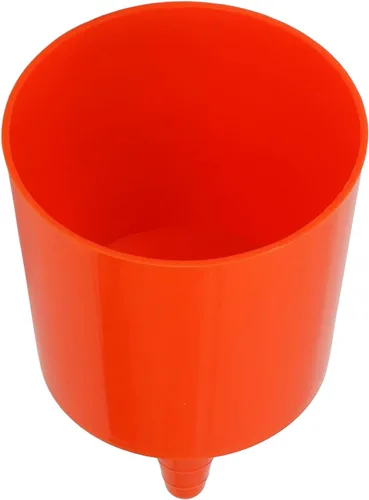 Miniatura 4 de Iconikal Juego de 4 posavasos de arena para playa y soporte para bebidas, color naranja