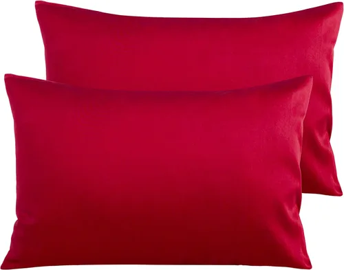 Miniatura 33 de NTBAY Fundas de Almohada de Algodón Egipcio Queen - Juego de 2, Fundas de Almohada de Algodón de 500 Hilos - Fundas de Almohada Suaves y Rosa