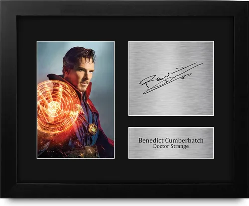 Miniatura 7 de HWC Trading Benedict Cumberbatch Doctor Strange - Imagen impresa de 16 x 12 pulgadas (A3) para regalos impresos con autógrafo para fanáticos
