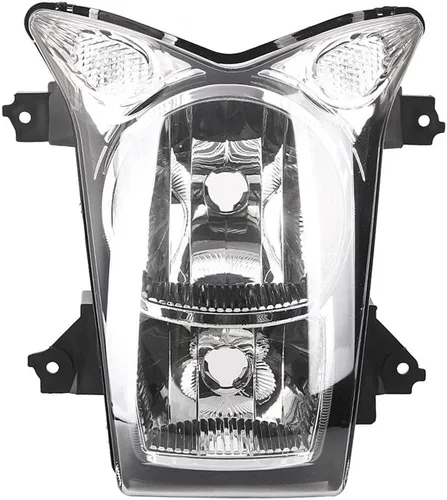 Miniatura 3 de Conjunto de faros delanteros de motocicleta compatible con Kawasaki ER-6N 2009 2010 lente transparente