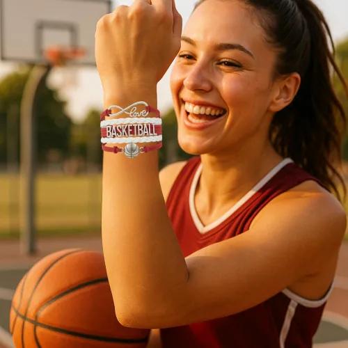 Miniatura 7 de Infinity Collection - Pulsera de baloncesto de regalo para equipos y jugadores