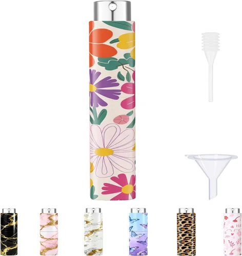 Miniatura 21 de Botellas de perfume atomizador recargable para viaje – Mini rociador portátil a prueba de fugas para colonia y aceites esenciales, botellas