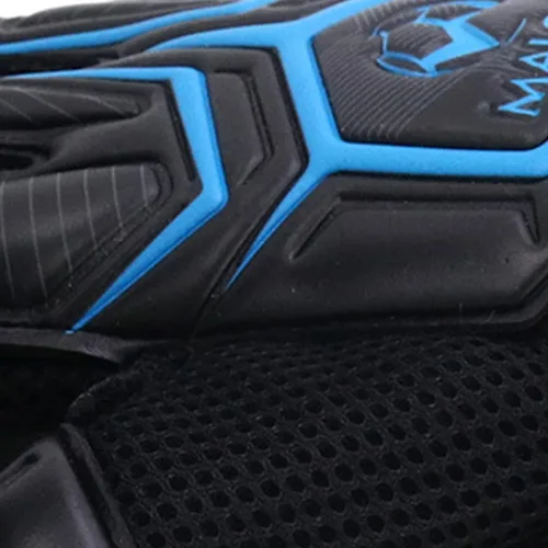Miniatura 5 de Guantes de portero con látex antideslizante, guantes de portero de fútbol para adultos y jóvenes con doble protección, sin correa para la muñeca
