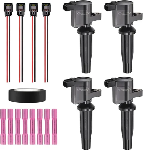 Miniatura 39 de Juego de 4 bobinas de encendido y conector hembra arnés de enchufe compatible con Infiniti Frontier Altima Versa Sentra NV200 Rogue FX50 QX60 QX70
