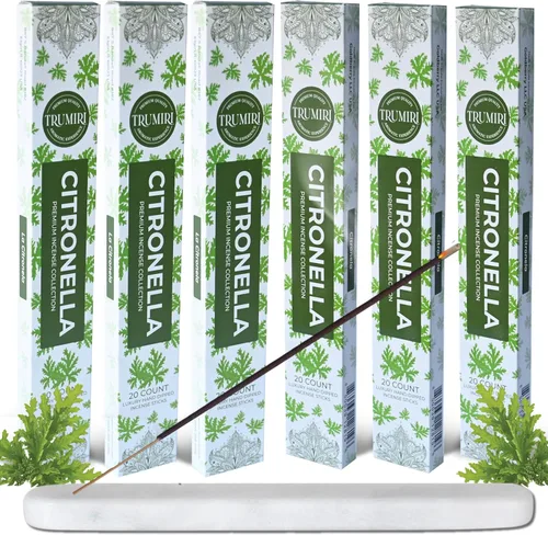 Miniatura 20 de Barritas de incienso de olíbano y mirra - Total 40 barritas de incienso - Paquete doble de 20 barritas de incienso - Inciensos - Inscents - Mirra