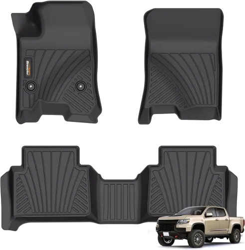 Miniatura 17 de Alfombrillas para todo tipo de clima y forro de carga para Volkswagen Atlas 2018-2025 (asiento de cubo de 6 pasajeros), juego completo de 3 filas