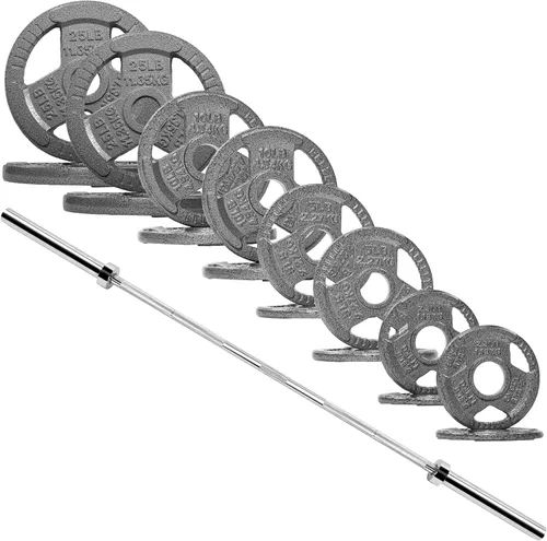 Miniatura 9 de Juego de pesas Signature Fitness de 2 pulgadas de hierro fundido