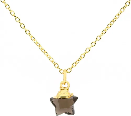 Miniatura 12 de Collar con colgante de estrella chapada en oro de 14 quilates, hecho a mano, hipoalergénico, pequeña estrella envuelta en alambre con cadena