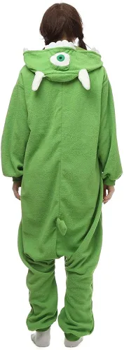 Miniatura 6 de Mike Wazowski - Mameluco para mujeres y hombres, disfraz de Halloween y Navidad, color verde