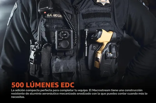 Miniatura 6 de Streamlight 66320 MacroStream USB - Linterna LED recargable de 500 lúmenes y 2000 candelas, compacta EDC con cable USB, color negro