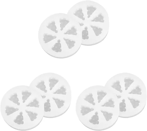 jojofuny Mini molde de silicona para queso, molde de fondant de pastel 3D para jabón de caramelo de chocolate y velas, herramienta para hornear