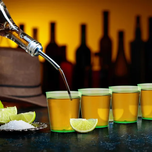 Miniatura 6 de Tioncy Paquete de 300 vasos de plástico de 1 onza, mini vasos de chupito reutilizables de 1 onza pequeños vasos de plástico para bodas, fiestas