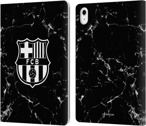 Miniatura 9 de Head Case Designs Funda de cuero con licencia oficial del FC Barcelona Barca Crest Pattern compatible con Apple iPad Air 2020/2022