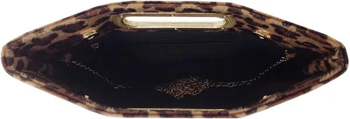 Miniatura 4 de JNB Bolso de mano de piel sintética de leopardo con asa superior