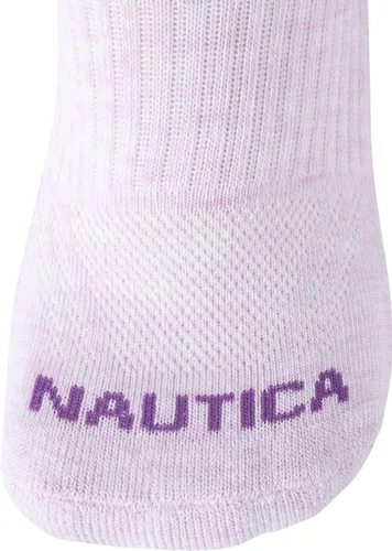 Miniatura 6 de Nautica Calcetines deportivos de corte bajo para mujer (paquete de 6)