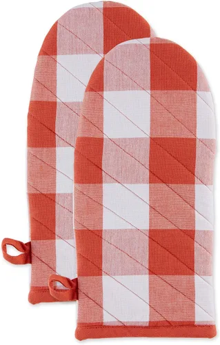 Miniatura 25 de DII Buffalo Check Kitchen Collection, juego de cocina clásico de granja, agarradera, blanco y negro, 2 piezas