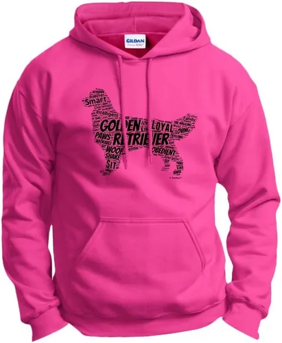 Miniatura 10 de ThisWear Golden Retriever Word Art - Sudadera con capucha para perro y cachorro
