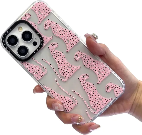 Miniatura 23 de Funda para iPhone 15 Pro Max para Mujeres, Transparente Lindo Panda Dibujos Animados Arte Animal Estampado Diseño Femenino Kawaii Estético