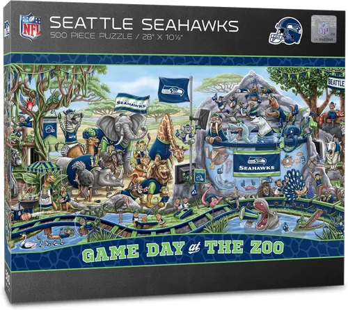 Miniatura 20 de YouTheFan - Rompecabezas NFL Game Day at The Zoo, 500 piezas