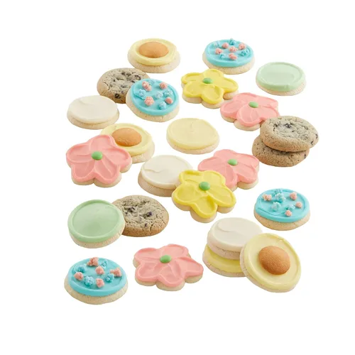 Miniatura 6 de Cheryl's Cookies Galletas en forma de manzana, con 24 galletas de azúcar esmeriladas de crema de mantequilla, envueltas individualmente, regalo