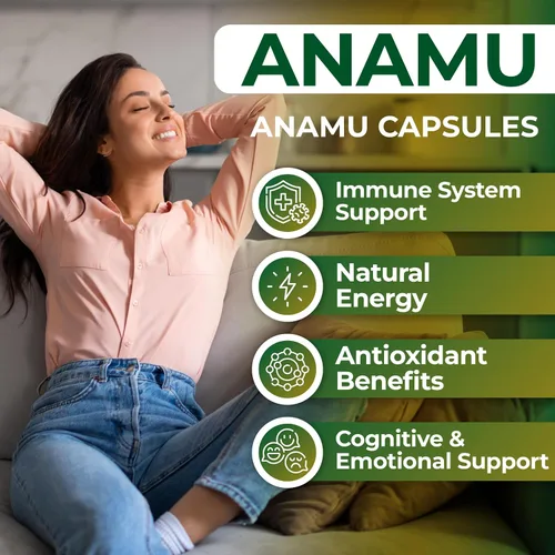 Miniatura 2 de Hallusa Natural Raíz de Anamu 450 mg - Petiveria Allicea - Anamu Cápsulas Orgánicas - Sistema Inmunológico y Energía - 100 Cápsulas