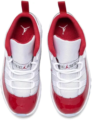 Miniatura 3 de Toddler's Jordan 11 Retro Cherry WhiteVarsity Red-Black (378040 116)