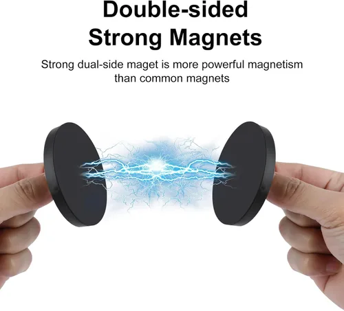 Miniatura 5 de Paquete de 2 soportes magnéticos para cámara compatibles con batería Ring Stick Up Cam (2ª, 3ª), Ring Outdoor Cam Plus, soporte magnético de pared