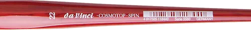Miniatura 402 de da Vinci Watercolor Series 5580 CosmoTop Spin Pincel de Pintura, Redondo Sintético con Mango Rojo