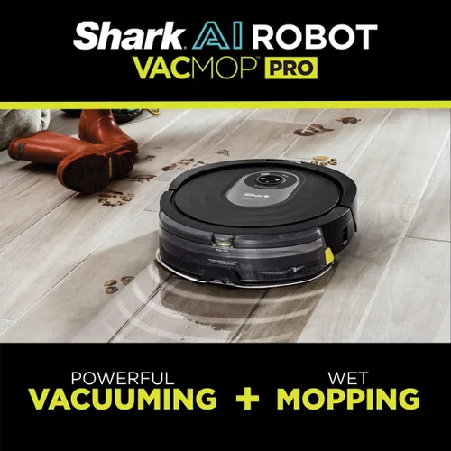 Miniatura 14 de Shark AI VACMOP RV2001WD - Aspiradora y trapeador robot con cepillo autolimpiante, navegación avanzada, ideal para el pelo de mascotas, funciona